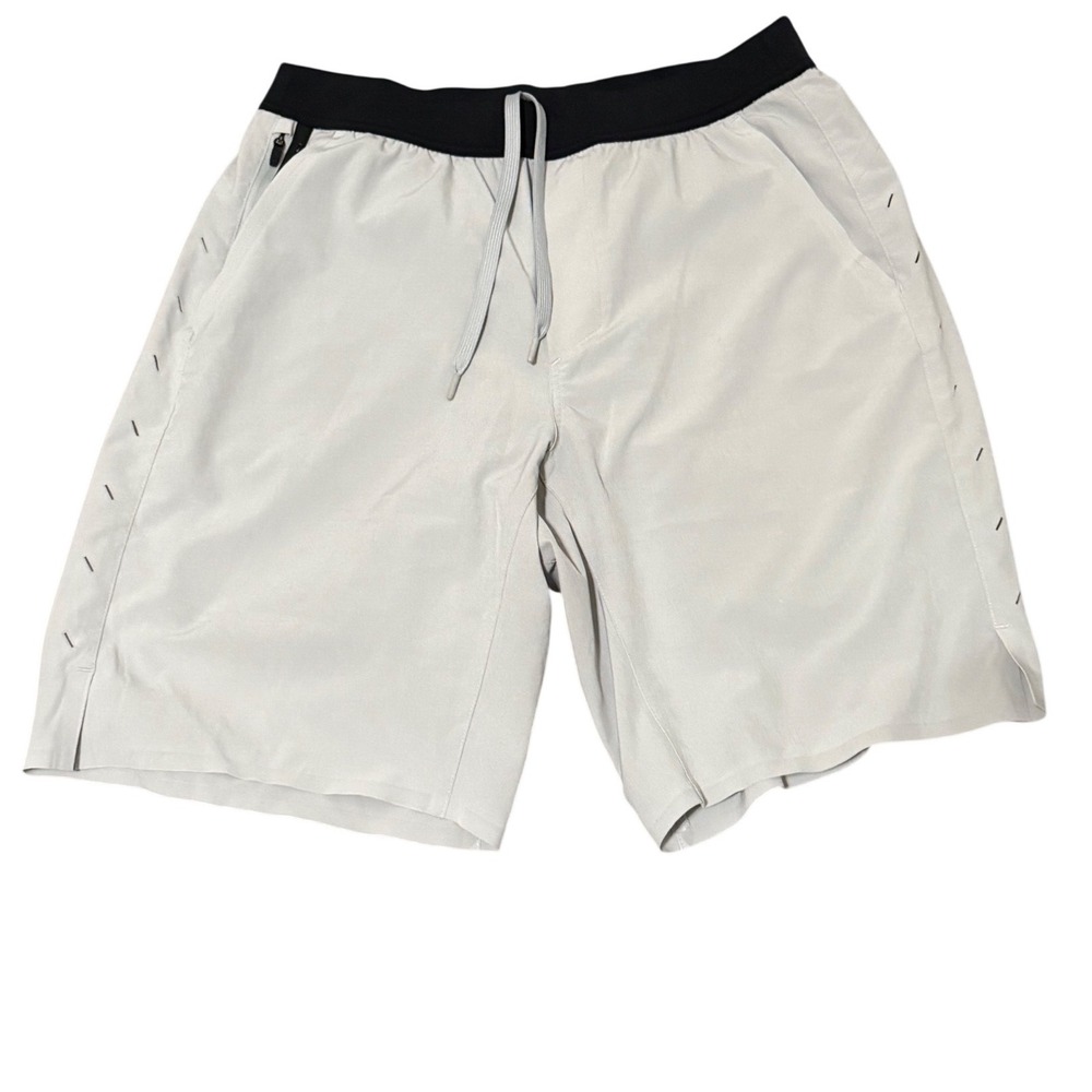 Ten Thousand Mens Size M Interval Shorts Gray Training Gym Athletic Shorts